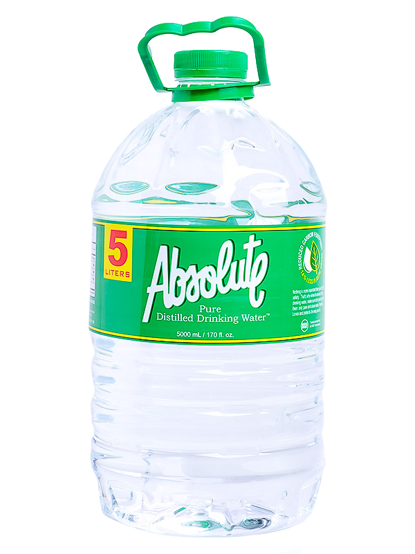 ABSOLUTE PURE DISTILLED WATER 5L