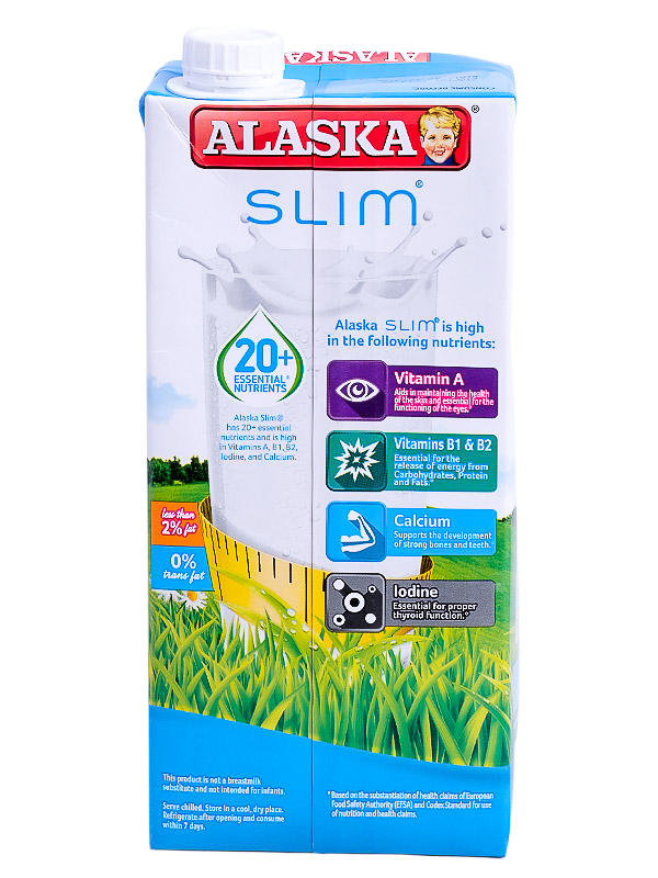 ALASKA SLIM LOW FAT MILK 1L