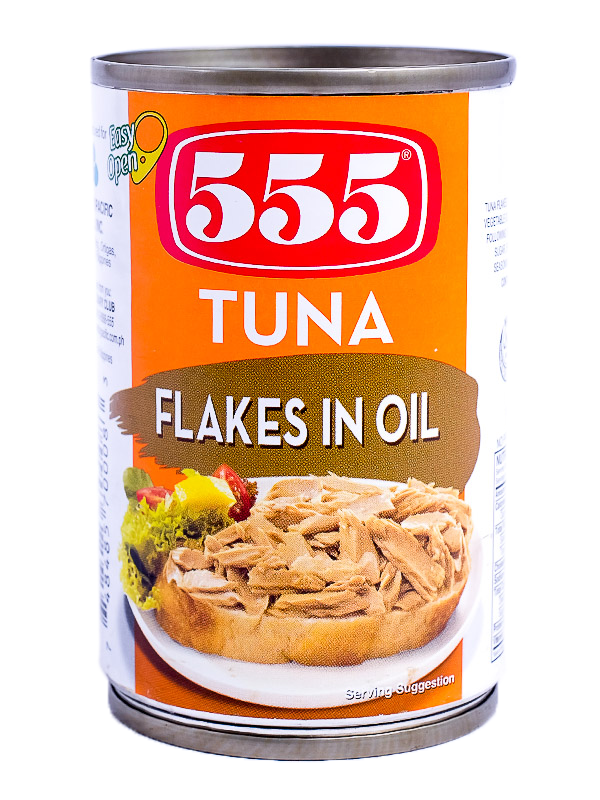 555 TUNA-FLAKES IN OIL 155G