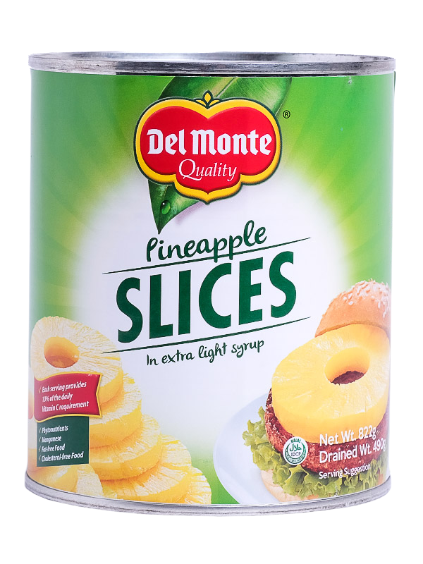 DEL MONTE PINEAPPLE SLICED 2 1/2