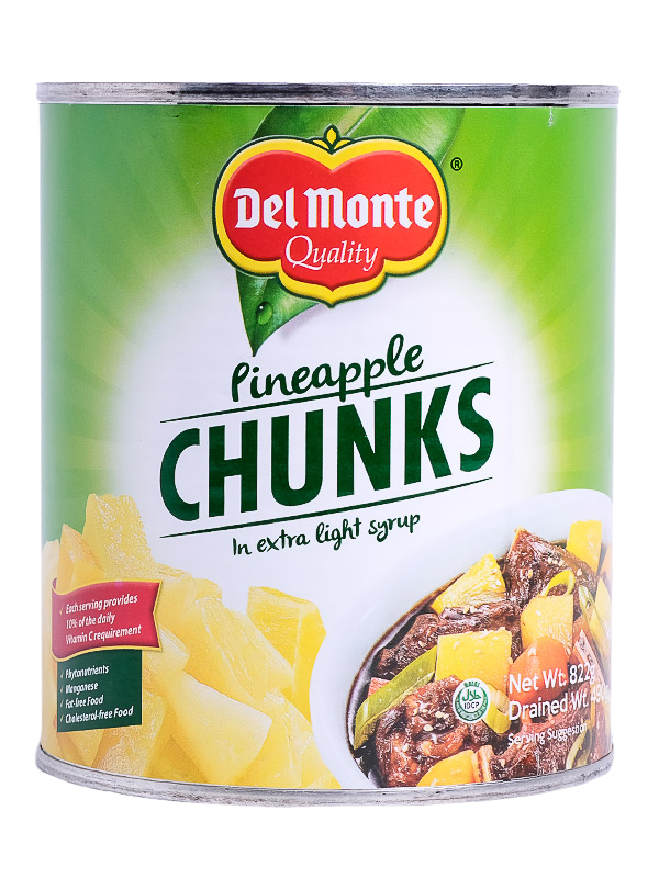 DEL MONTE PINEAPPLE CHUNKS 2 1/2