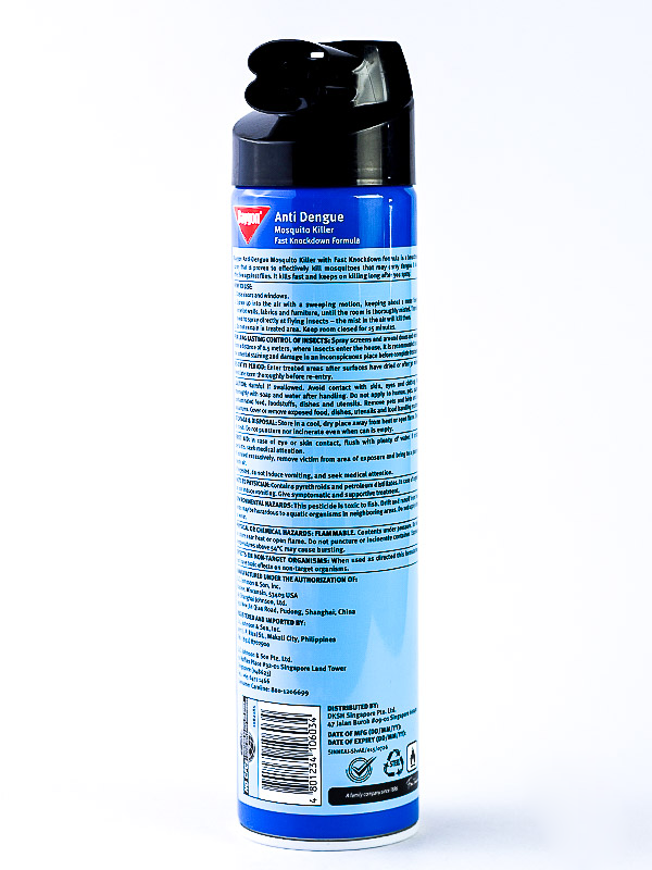 BAYGON ANTI DENGUE MOSQUITO KILLER AEROSOL 600ML