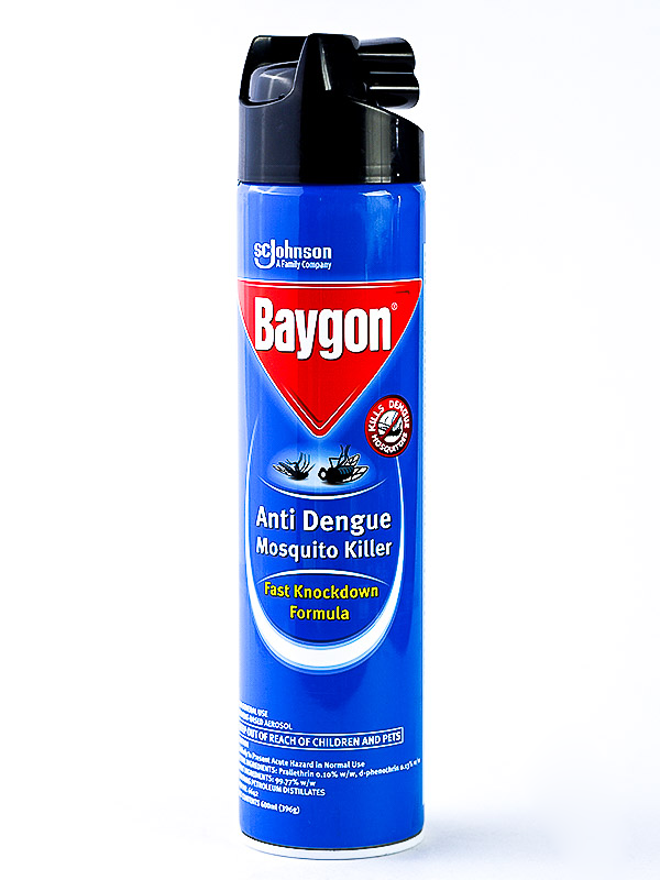 BAYGON ANTI DENGUE MOSQUITO KILLER AEROSOL 600ML