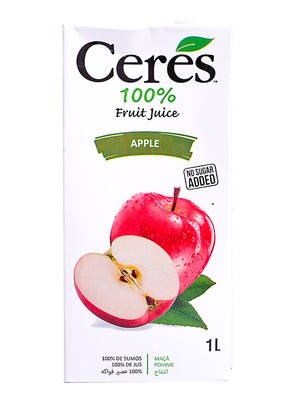 CERES FRUIT JUICE APPLE 1L