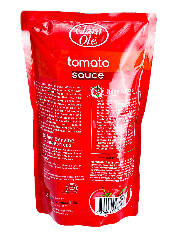 CLARA OLE TOMATO SAUCE 1KG