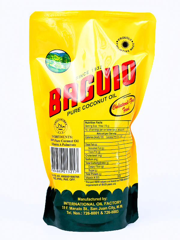 BAGUIO VEGETABLE OIL SUP 1L