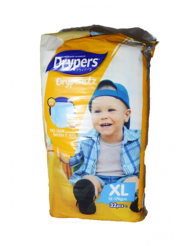 DRYPERS DIAPER DRY PANTS JUMBO XLARGE 32S