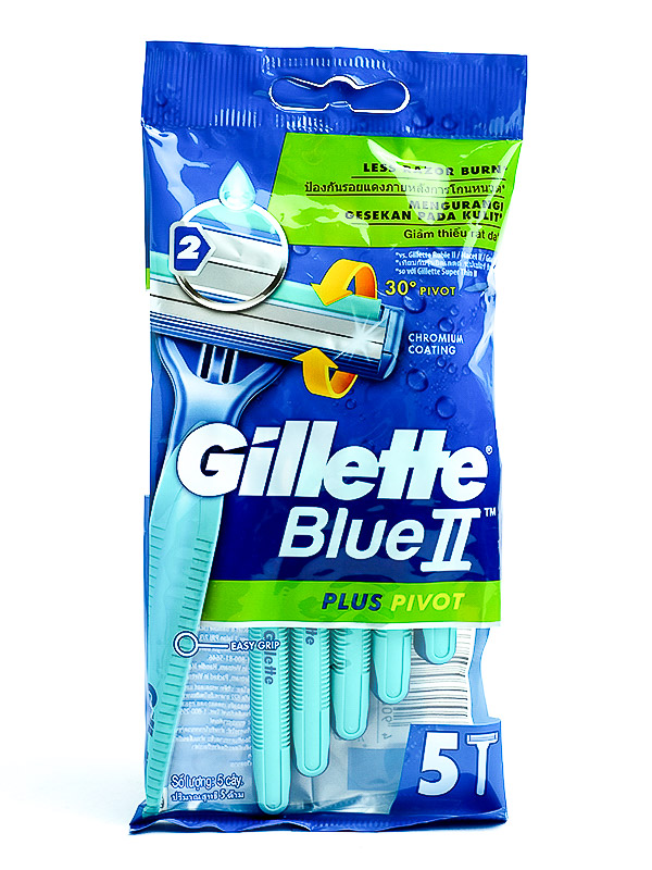 GILLETTE BLUE II PLUS PIVOT 5