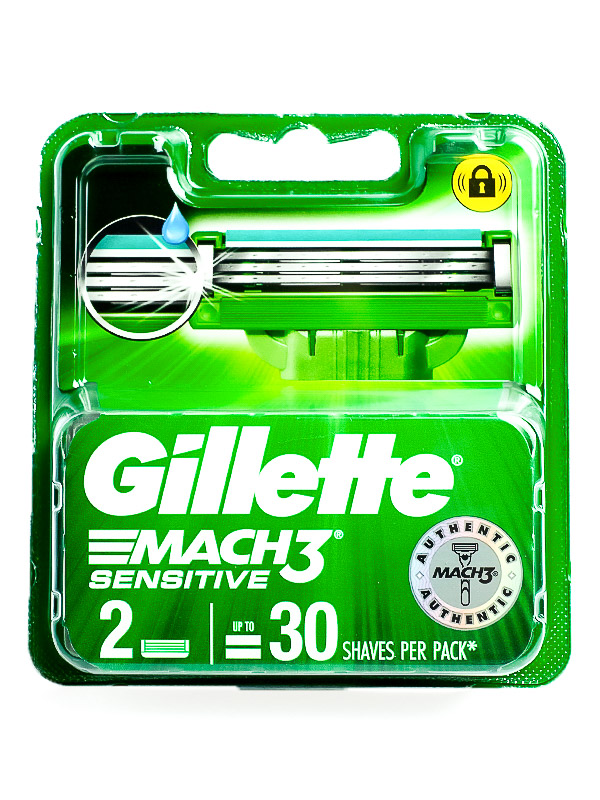 GILLETTE RAZOR MACH 3 TURBO SENSITIVE 2S