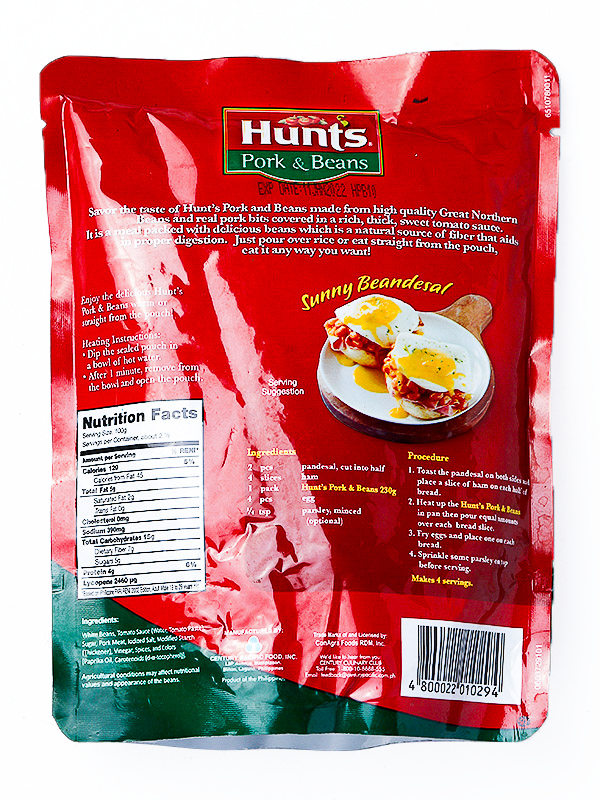 HUNTS PORK & BEANS DOY 230G