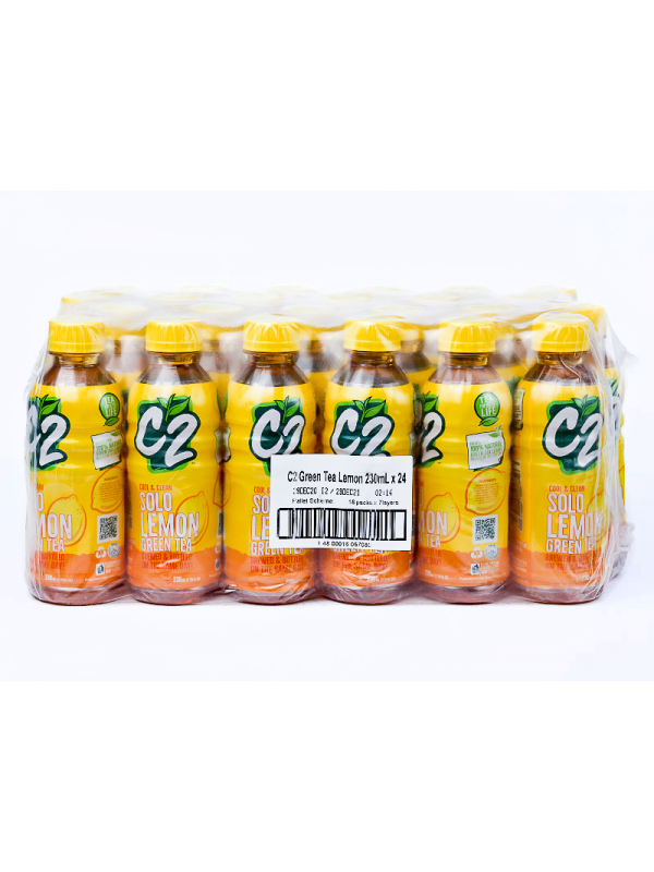 C2 SOLO GREEN TEA LEMON 230MLX24