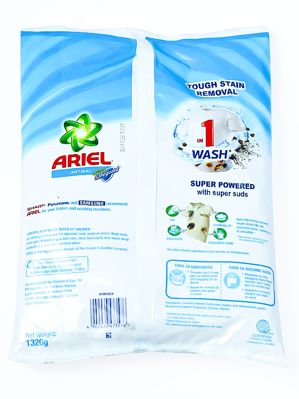 ARIEL LAUNDRY POWDER ANTIBAC 1320G