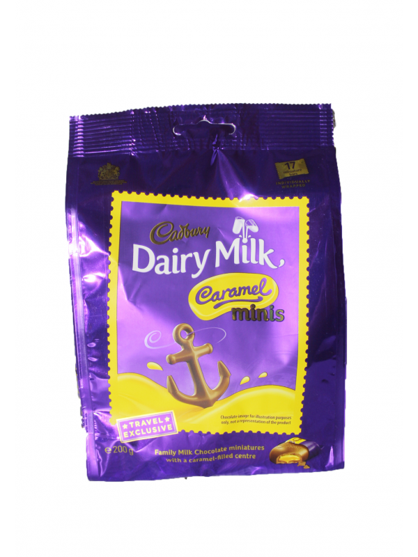 CADBURY CARAMEL CHUNKS BAG 200G