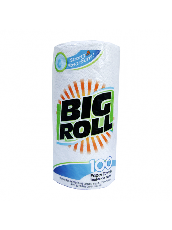 BIG ROLL PAPER TOWEL 100 SHEETS 11 ROLLS