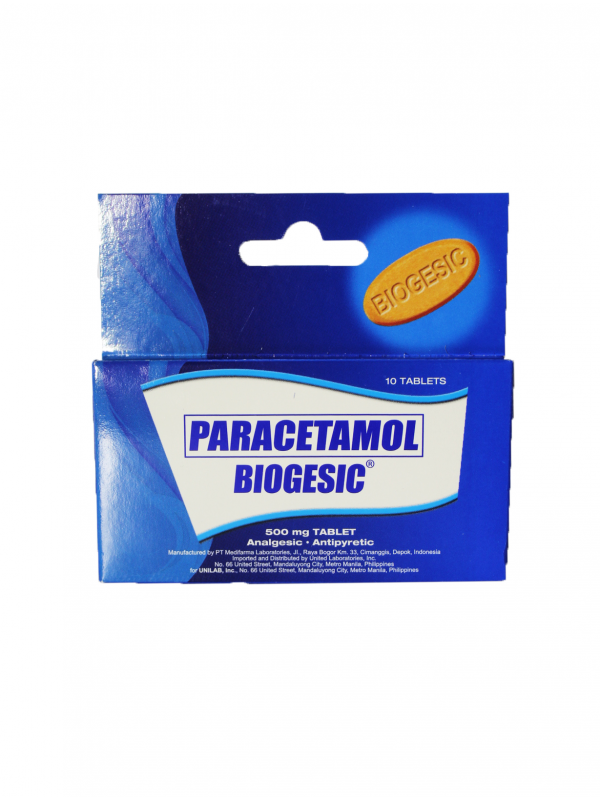 BIOGESIC CAPLET 500MG10S