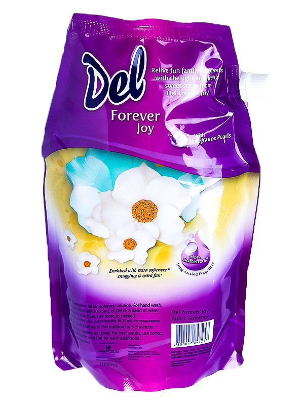 DEL LIQUID SOFTENER FOREVER JOY REFILL 1 LITER