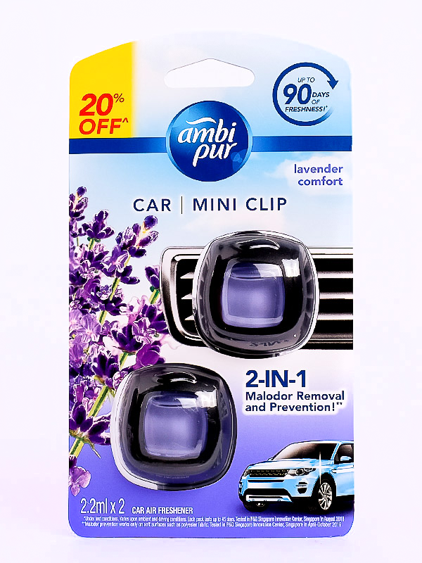 AMBIPUR CARFRESHNERVENTCLIPLAV&VANILLACMFRTVP2.2ML