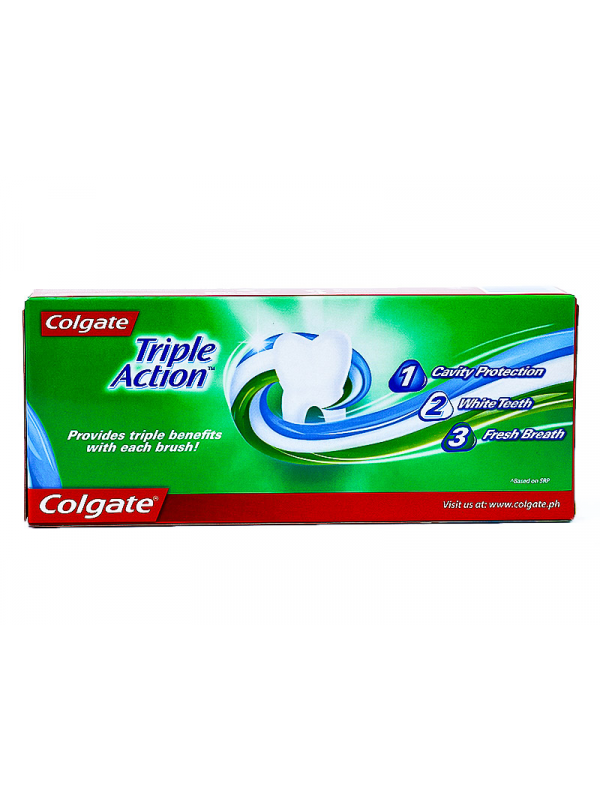 BUY2COLGATE TOOTHPASTE TRIPLE ACTION 120G AT P139