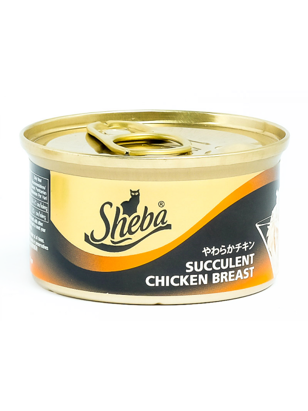 SHEBA SUCCULENT CHICKEN BREAST 85G