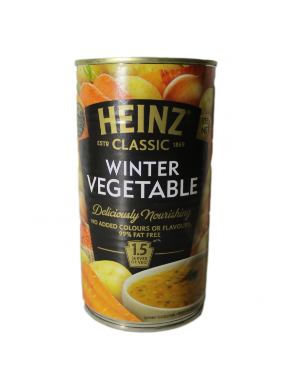 HEINZ CLASSIC WINTER VEGETABLE SOUP CAN 535G