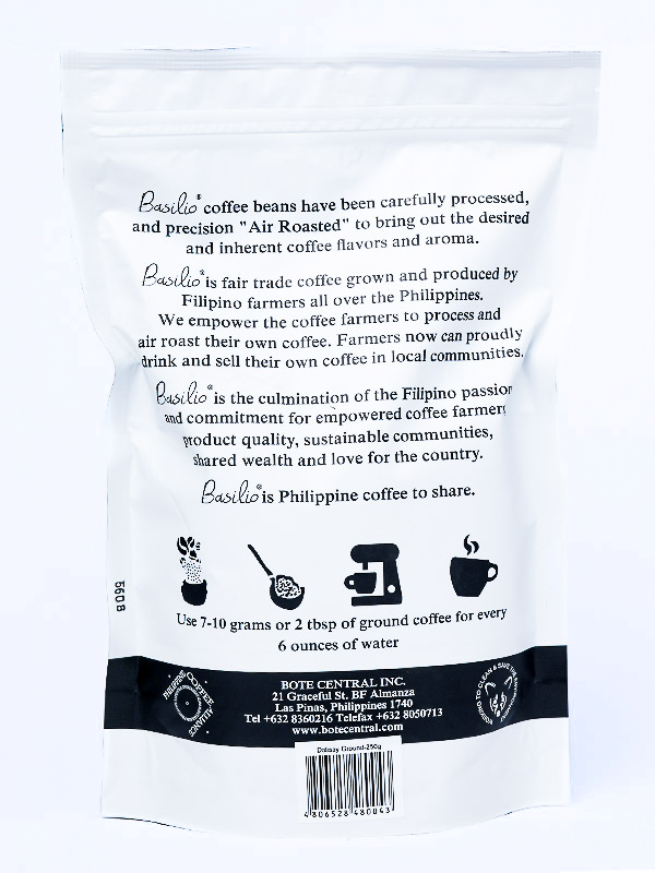 BASILIO DALISAY 100% ARABICA GROUND 250G