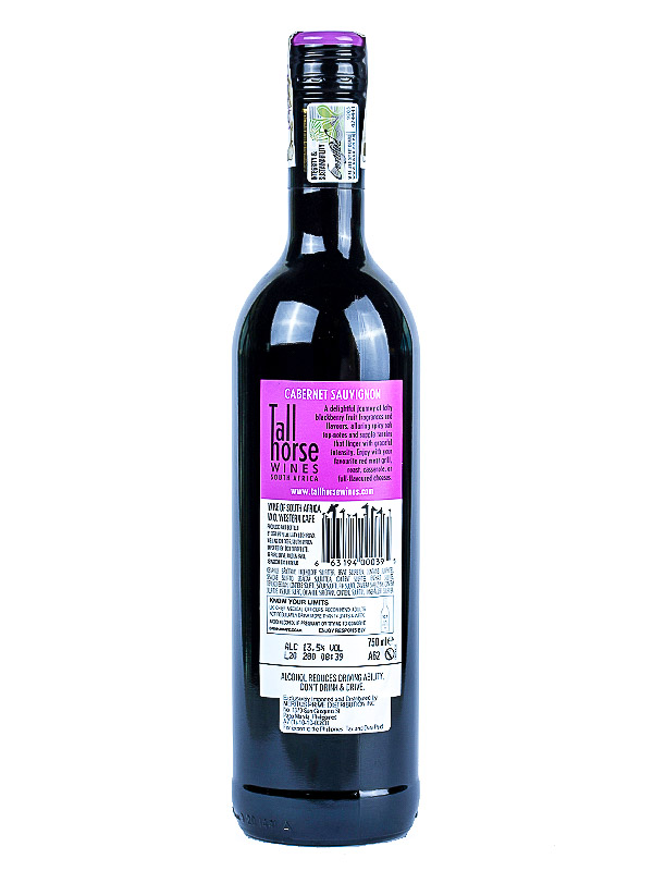 TALL HORSE RED WINE CABERNET SAUVIGNON 750ML