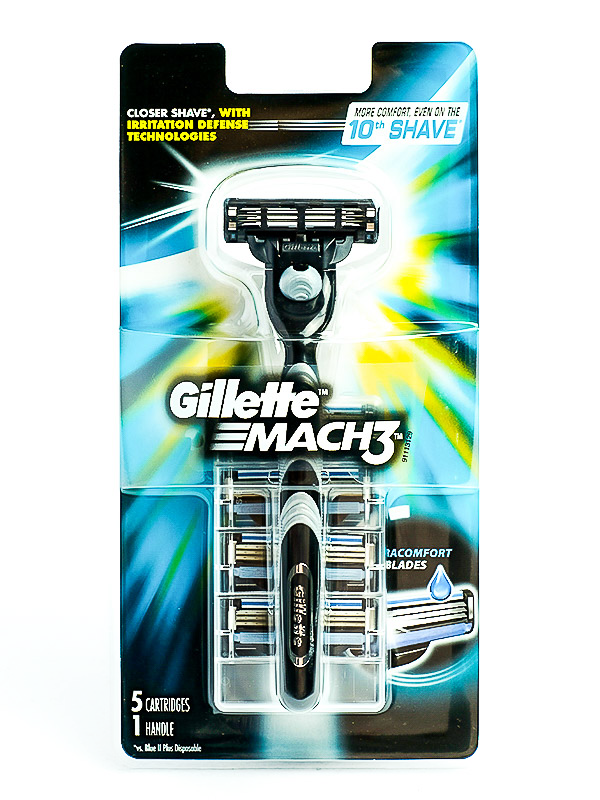 GILLETTE RAZOR MACH 3 CARTIDGES 4+1