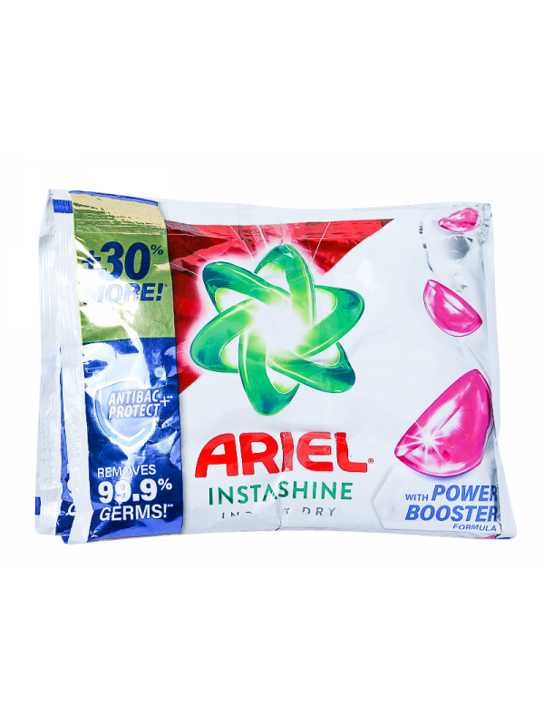 ARIEL LAUNDRY POWDER INSTASHINE INDOOR DRY 78G 6S