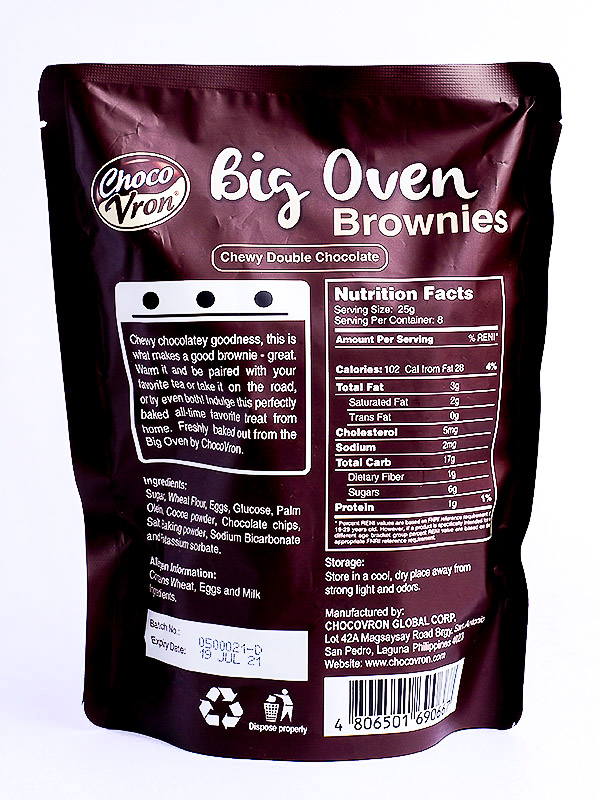 BIG OVEN BROWNIES 200G