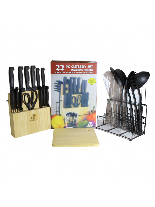 22 PIECE MASTER CHEF CUTLERY SET